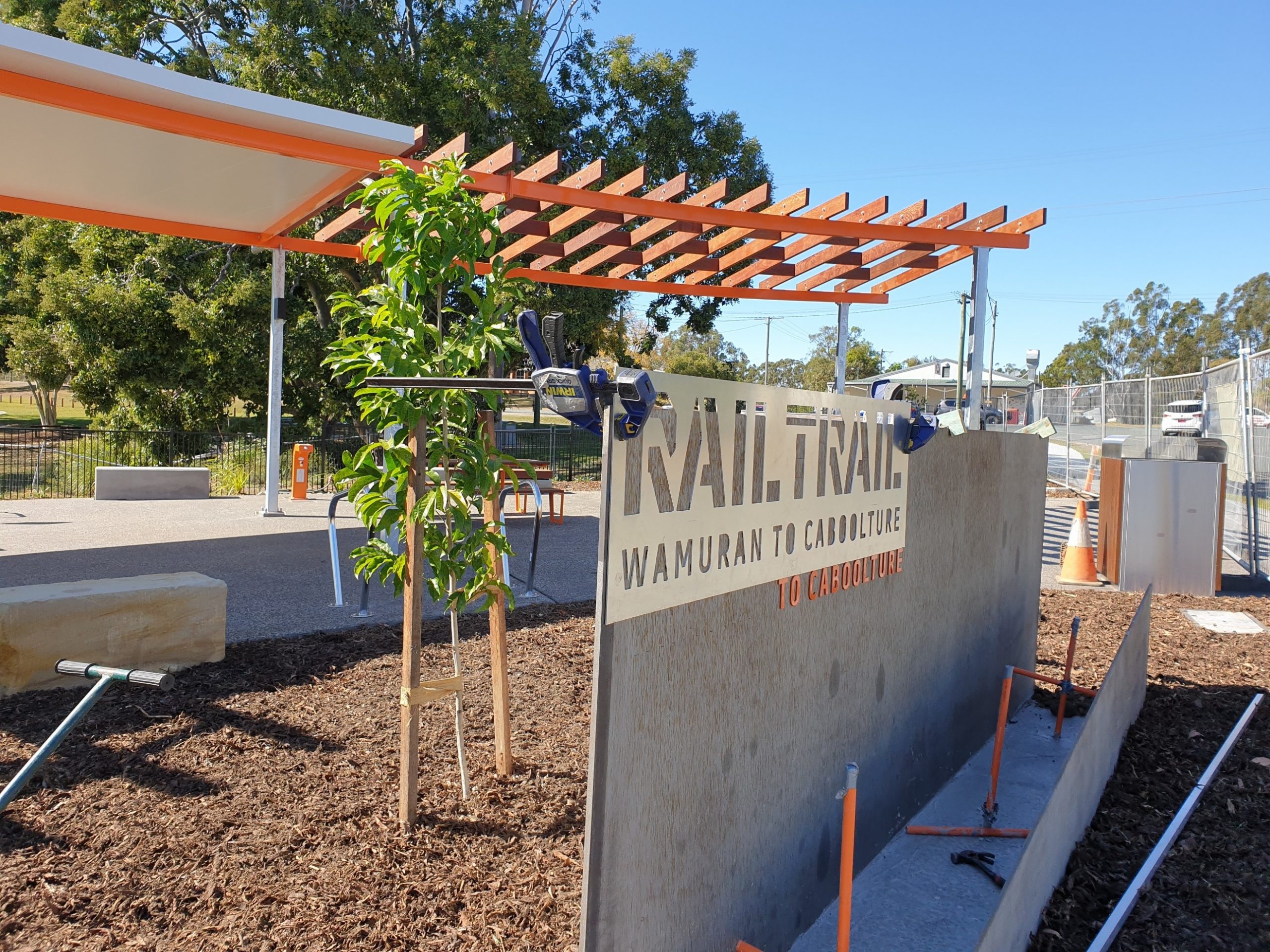 rt2 Caboolture Rail trail structure installed by Versatile Structures
