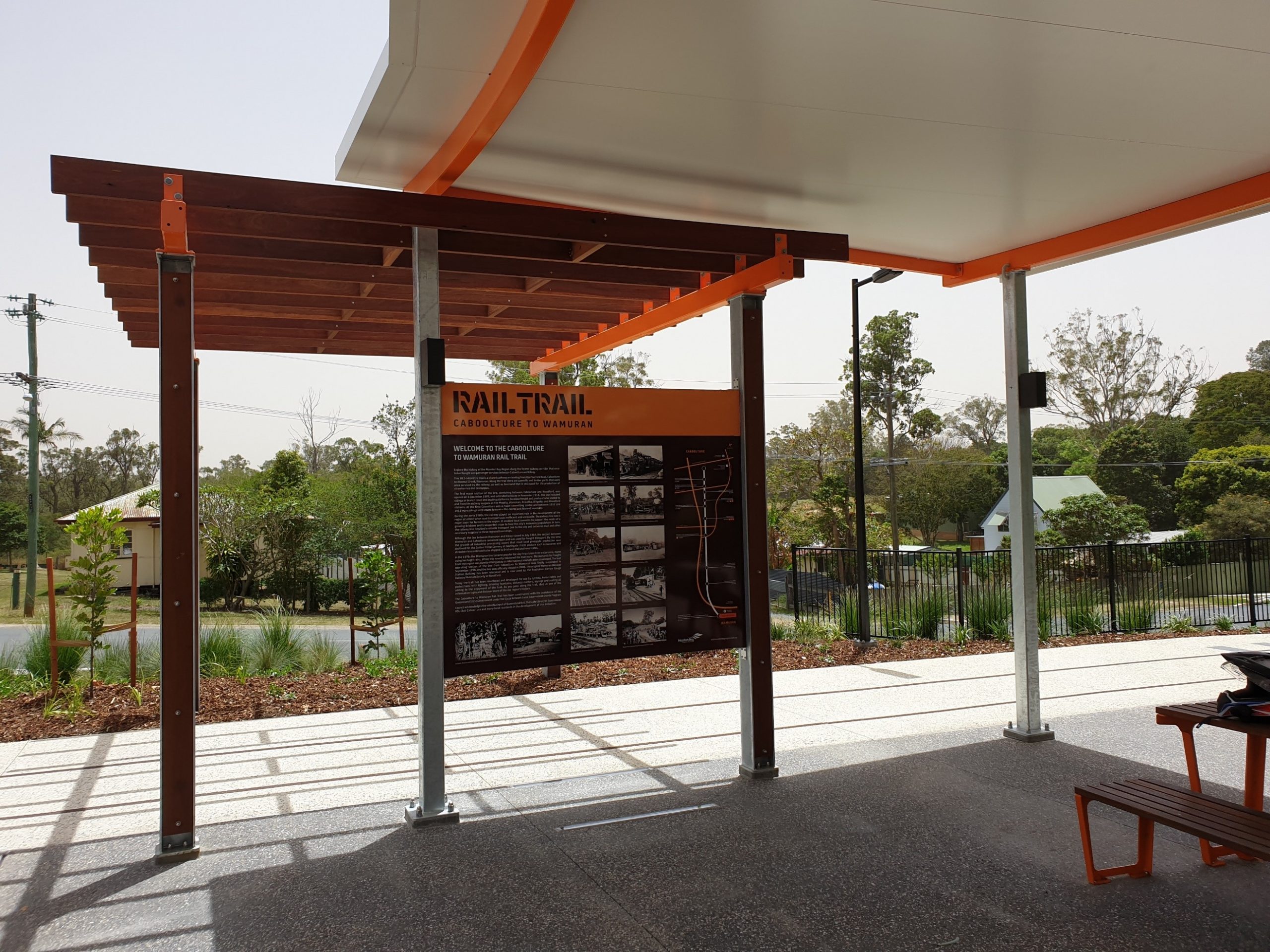 rt3 Caboolture Rail trail structure installed by Versatile Structures
