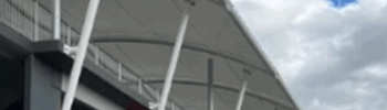 Queensland raceway shade structure design, manufactured and installed by Versatile Structures