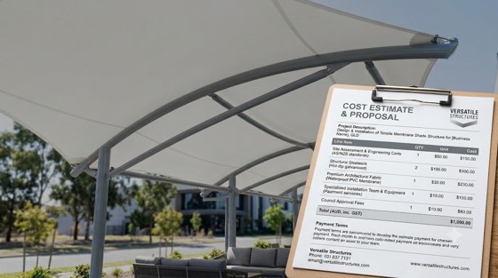 Dreamworld umbrellas manufactured and installed by Versatile Structures
