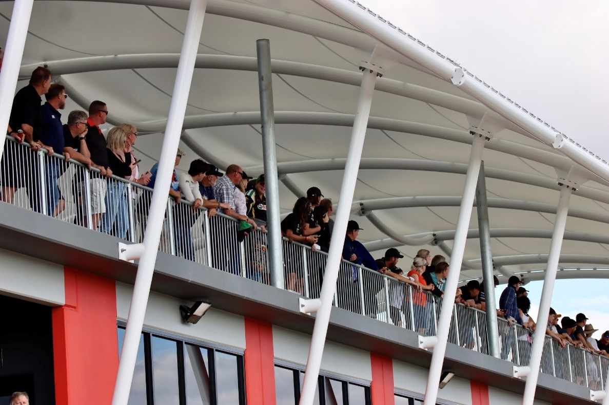 Queensland Raceway structure manufactured and installed by Versatile Structures